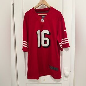 NWOT Nike On Field Authentic 49ers Jersey, Mens Size Large